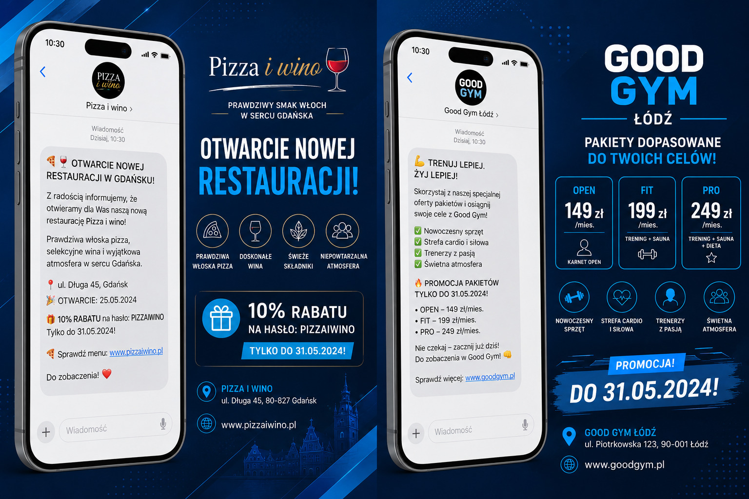 Przykład kampanii SMS 3