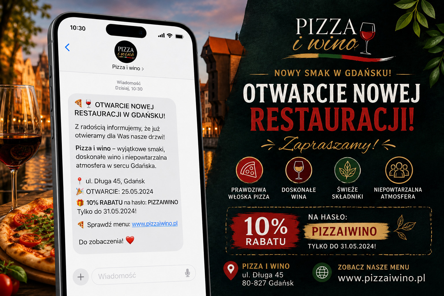 Przykład kampanii SMS 1